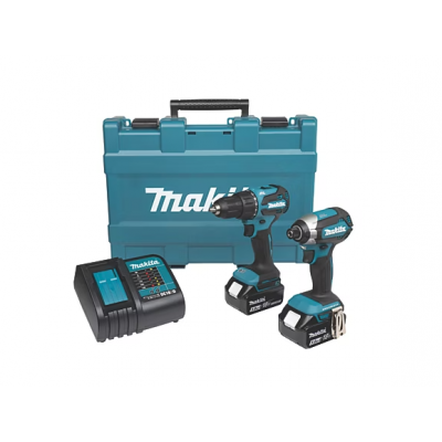 Ensemble de 2 machines DHP490 + DTD153 18 v li-ion - Makita | DLX2537ST