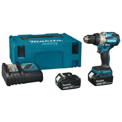 Perceuse Visseuse 110NM 18V LIION BL1850B x2 - DC18RC - Makita | DDF489RTJ