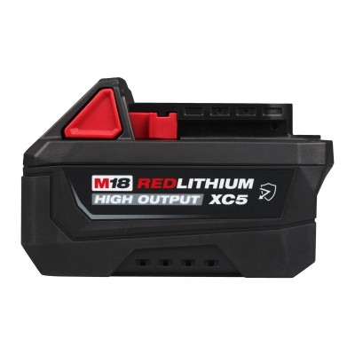 Batterie 18V 5,0Ah HIGH-OUTPUT Red Lithium - M18 HB5-CR Milwaukee | 4932499330