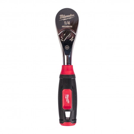Cliquet 1/4" poignée bi-matière Milwaukee | 4932498329