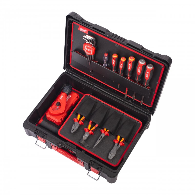 Caisse outils PACKOUT pour plombier 74pc Milwaukee | 4932499467