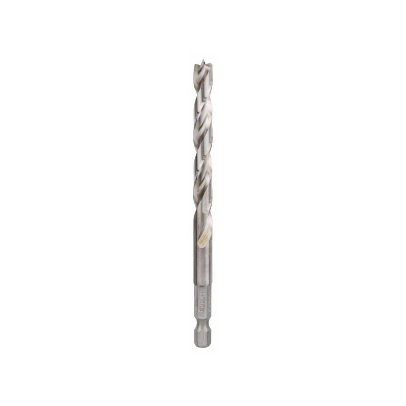 2608595523 Mèche à bois hélicoïdale, queue six pans 1/4" Accessoire Bosch pro outils