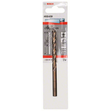 2608585857 Forets à métaux rectifiés HSS-Co, DIN 338 Accessoire Bosch pro outils