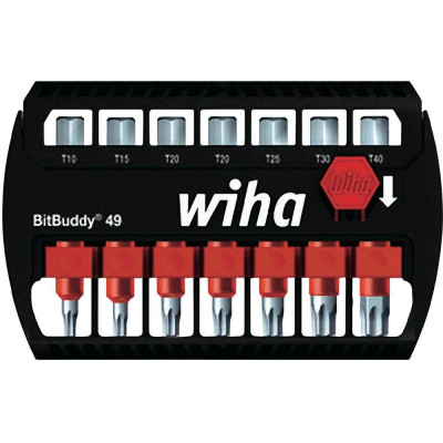 Coffret de 7 embouts BitBuddy 49 - Torx - Wiha | 36925