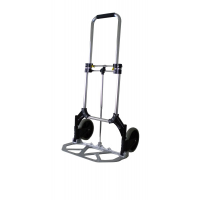 Diable aluminium pliant télescopique (trolley) - 1080 x 485 x 450 mm - charge maxi 120 kg - Viso | RP200FOL