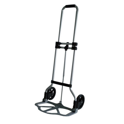 Diable aluminium pliant télescopique (trolley) - 970 x 350 x 380 mm - charge maxi 50 kg - Viso | RP45FOL